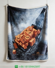 Hermes Throw Blankets